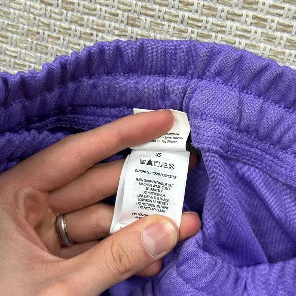 널디 퍼플 사이드라인 츄리닝바지 XS M08976 상품이미지4