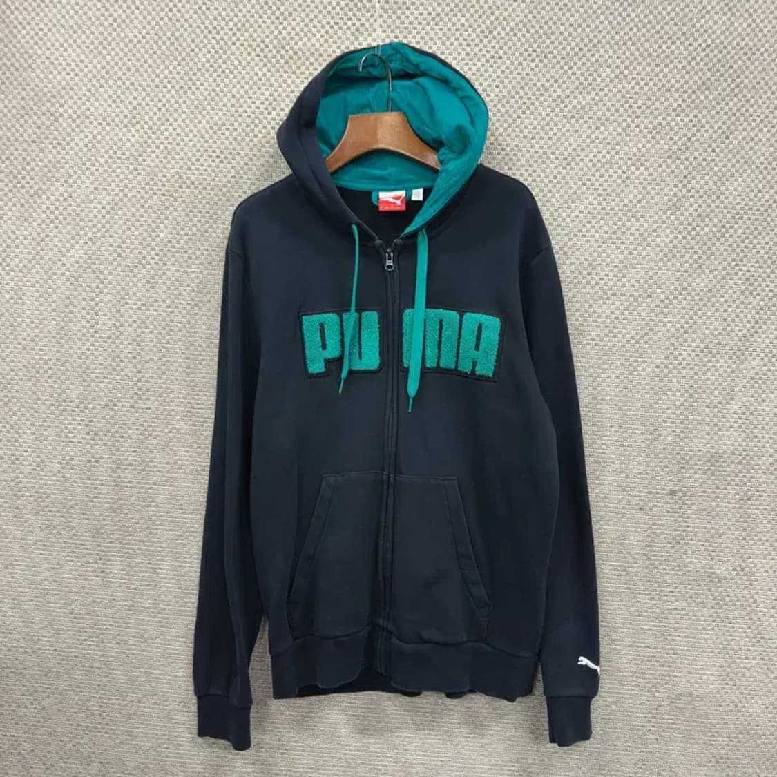 퓨마 자수로고 약기모 캐주얼 후드집업 M M08963 상품이미지1