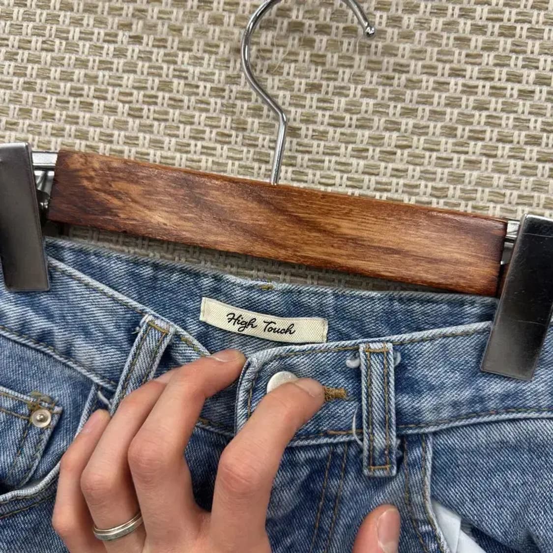 빈티지 캐주얼 워싱 데님 청바지 S M08972 상품이미지3