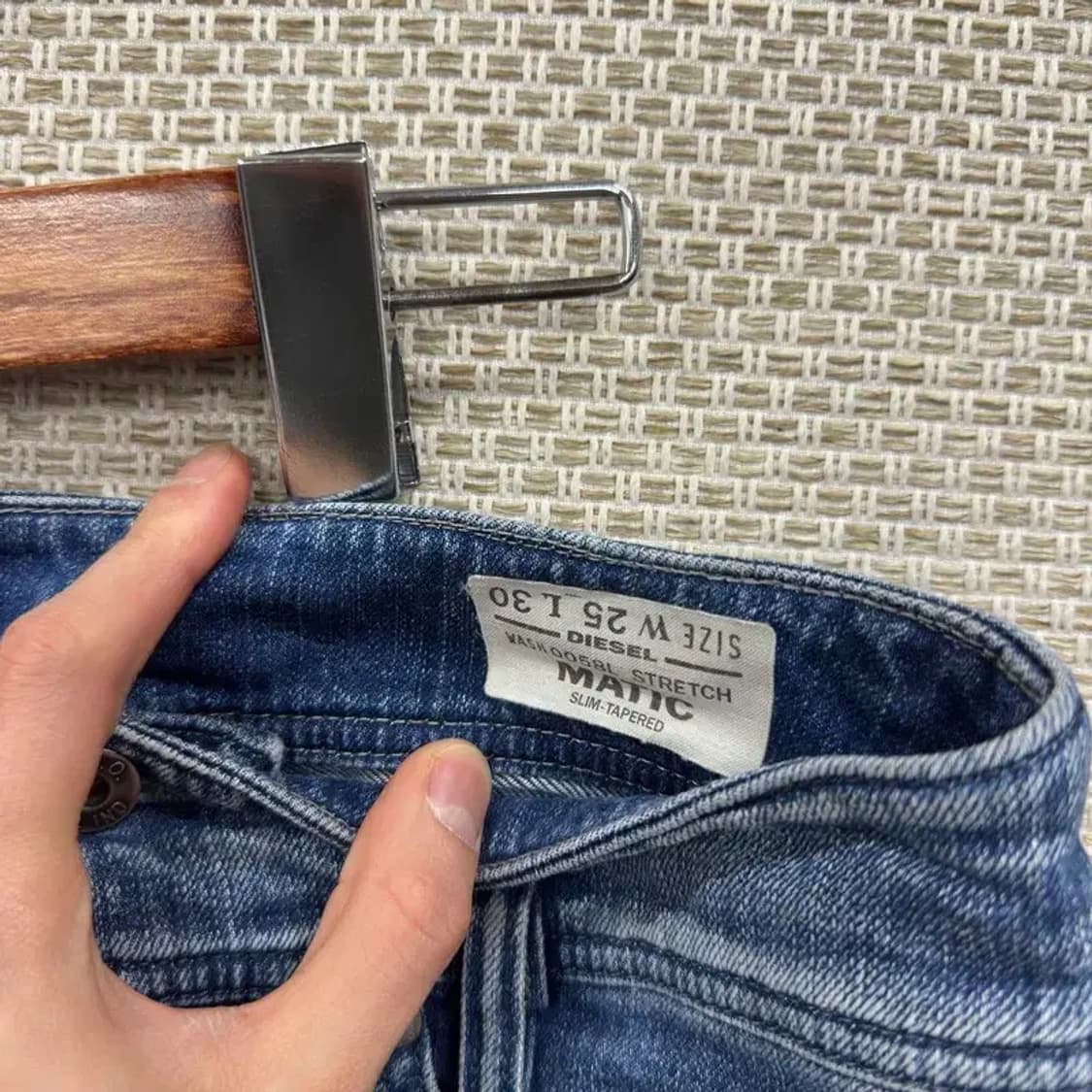 디젤 워싱 데님 청바지 25 M08973 상품이미지4