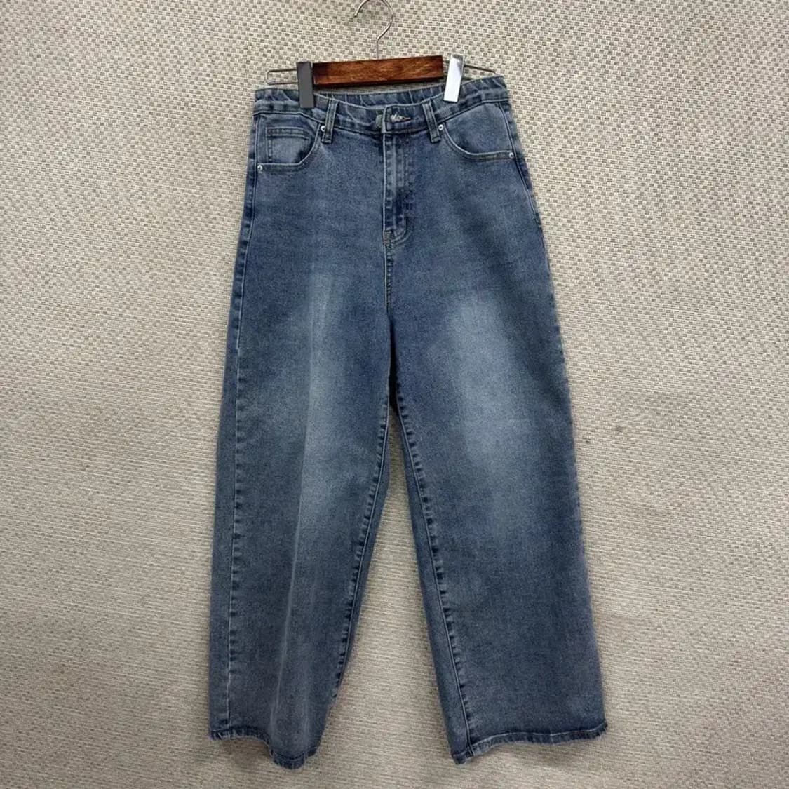 빈티지 와이드핏 데님 워싱 청바지 M M08975 상품이미지1