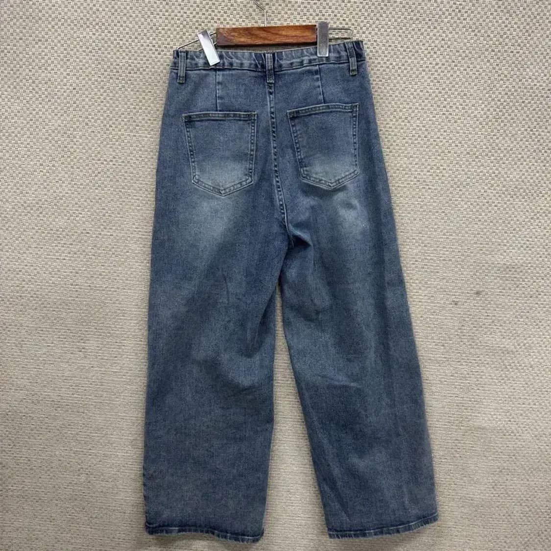 빈티지 와이드핏 데님 워싱 청바지 M M08975 상품이미지2