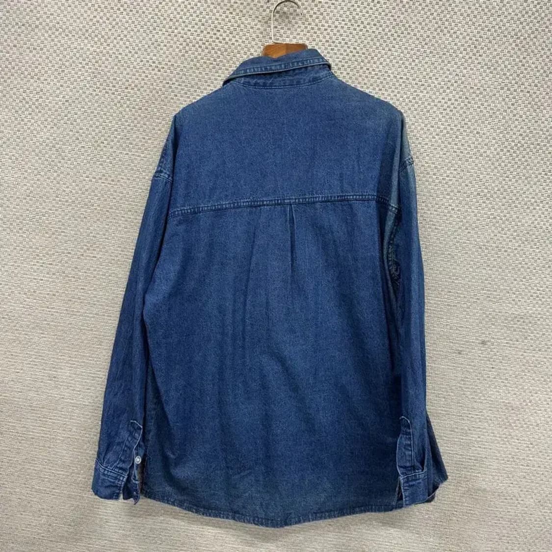 빈티지 포켓 오버핏 체크 셔츠 자켓 110 M09908 상품이미지2