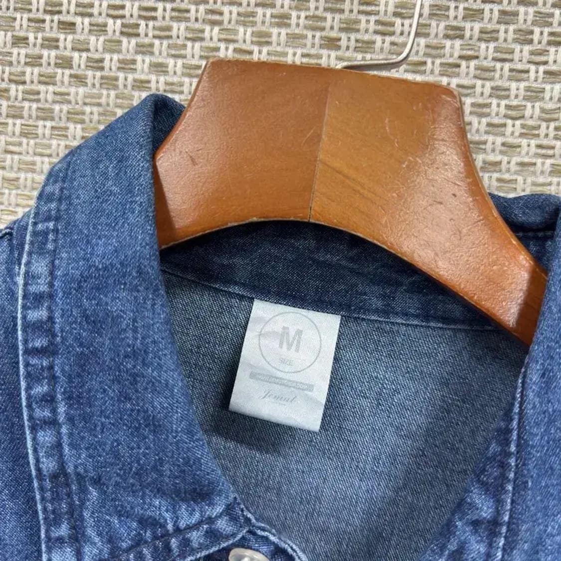 빈티지 포켓 오버핏 체크 셔츠 자켓 110 M09908 상품이미지3