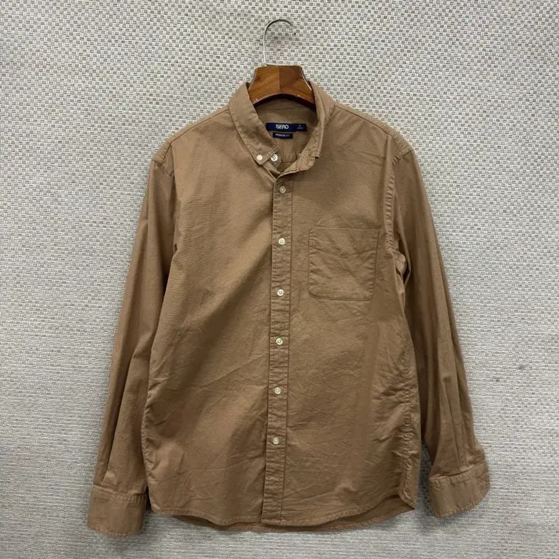 스파오 SPAO 캐주얼 레귤러핏 셔츠 M M09911 상품이미지1