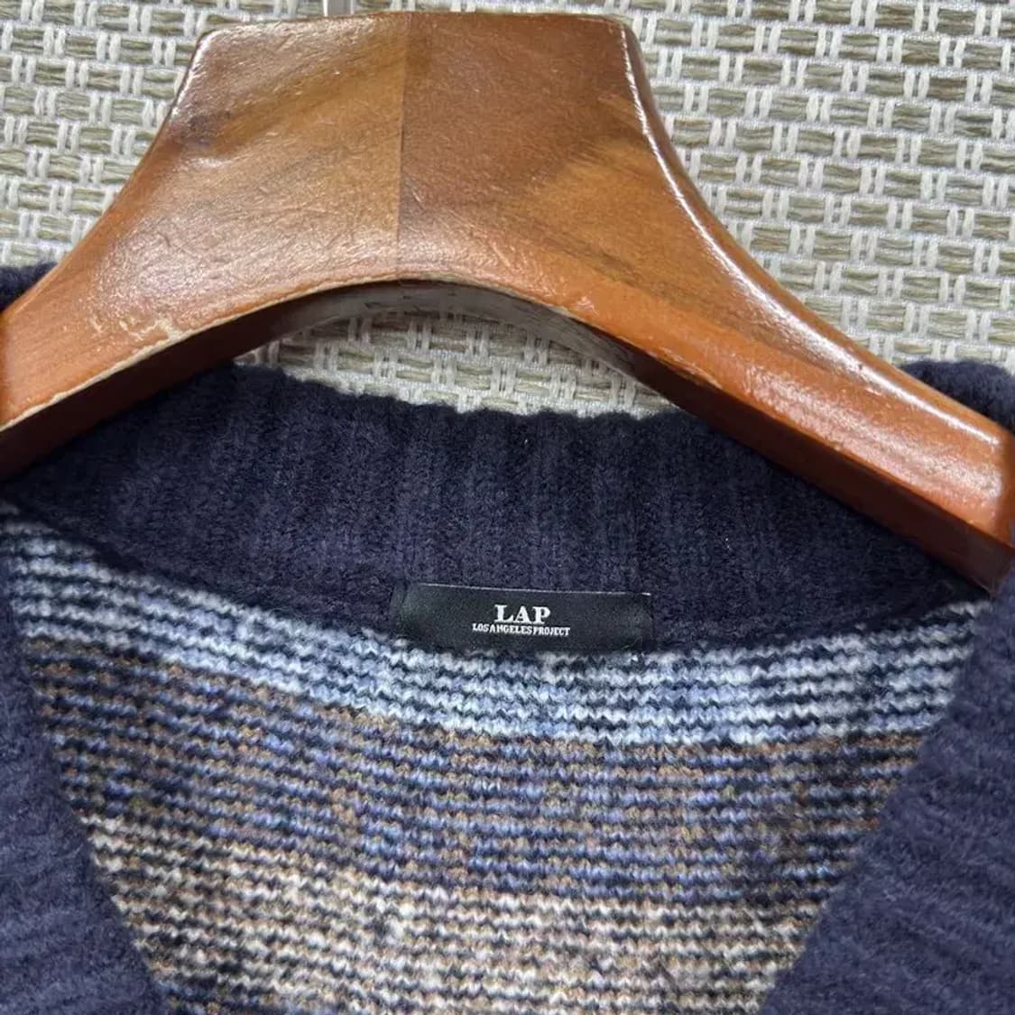 랩 LAP 페어아일 브이넥 니트 조끼 베스트 105 M09913 상품이미지3