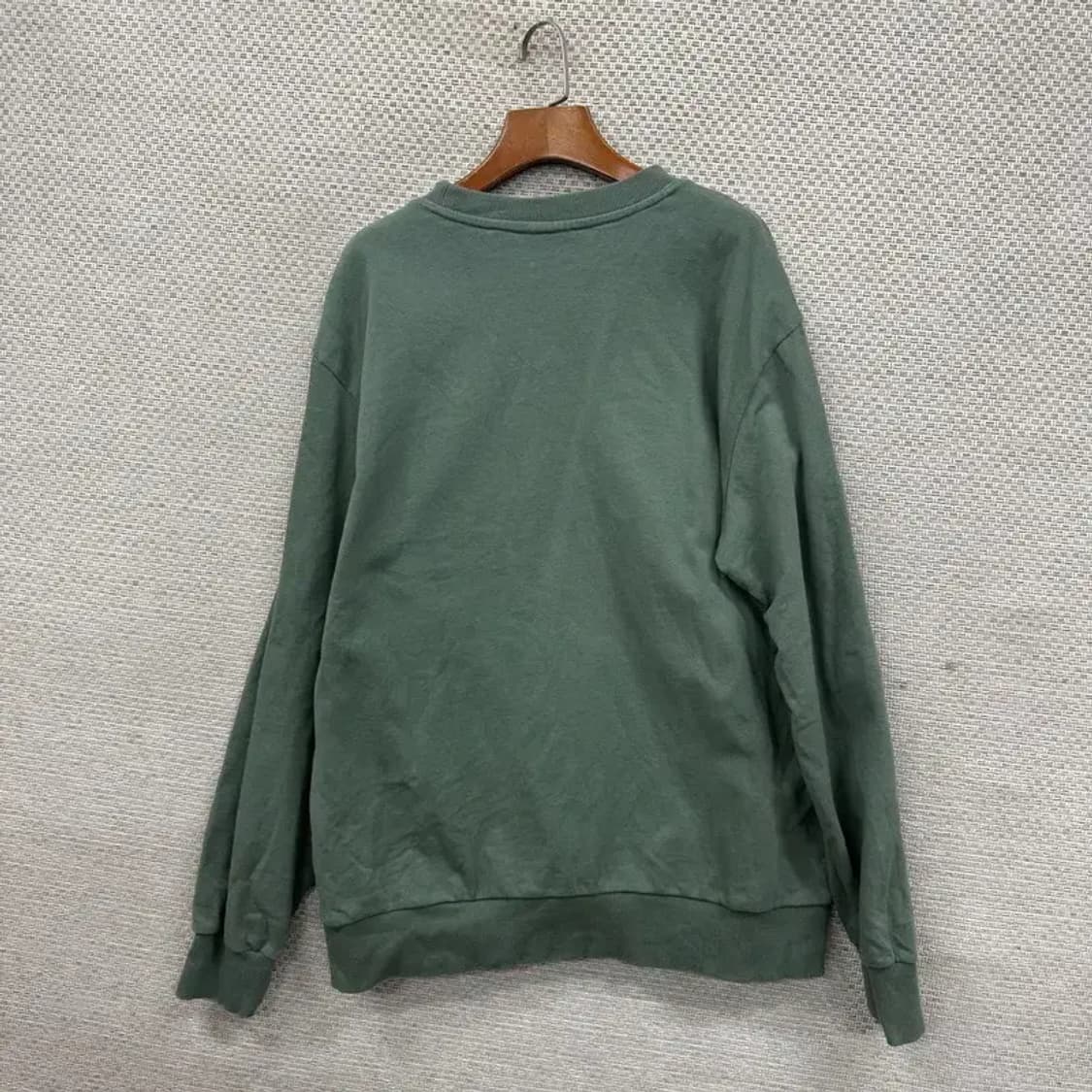 FCMM 카키 자수로고 캐주얼 맨투맨 L M09914 상품이미지2