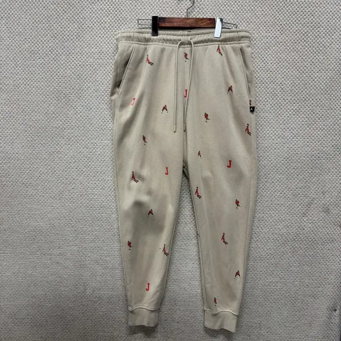 나이키 조던 베이지 약기모 츄리닝바지 XL M09924 상품이미지1