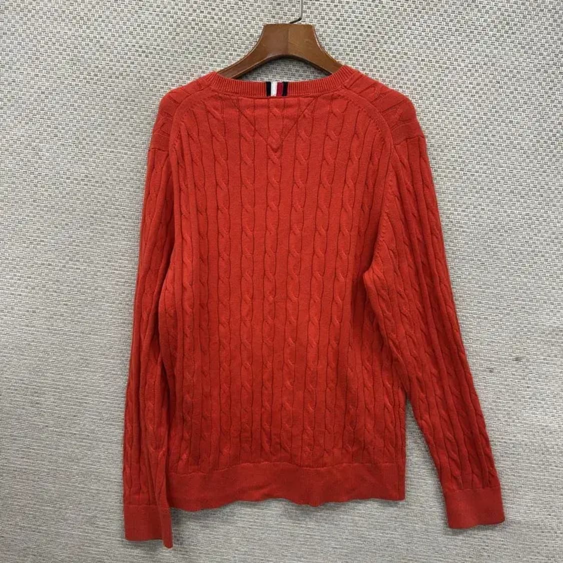 타미힐피거 자수로고 캐주얼 케이블 니트 M M09915 상품이미지2