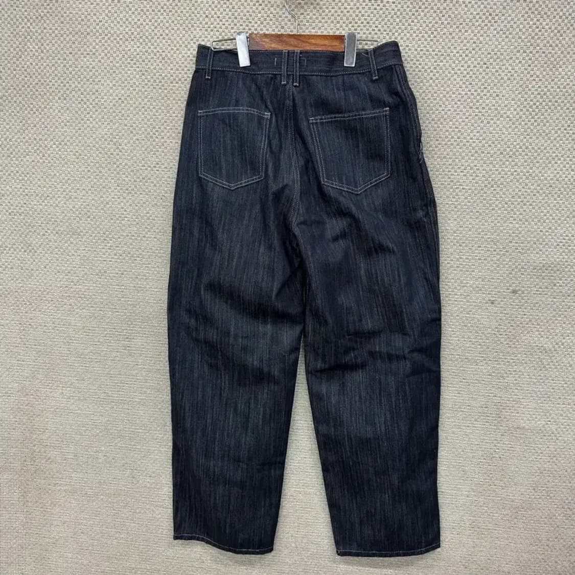 XEROBNR 핀턱 생지 와이드 데님 팬츠 M M09931 상품이미지2