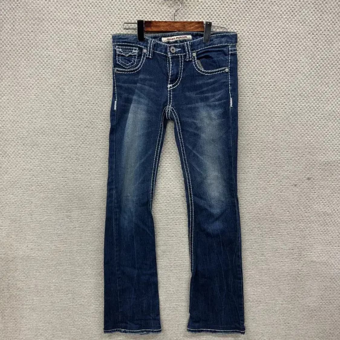 빈티지 워싱 스키니진 데님 부츠컷 청바지 28 M09934 상품이미지1