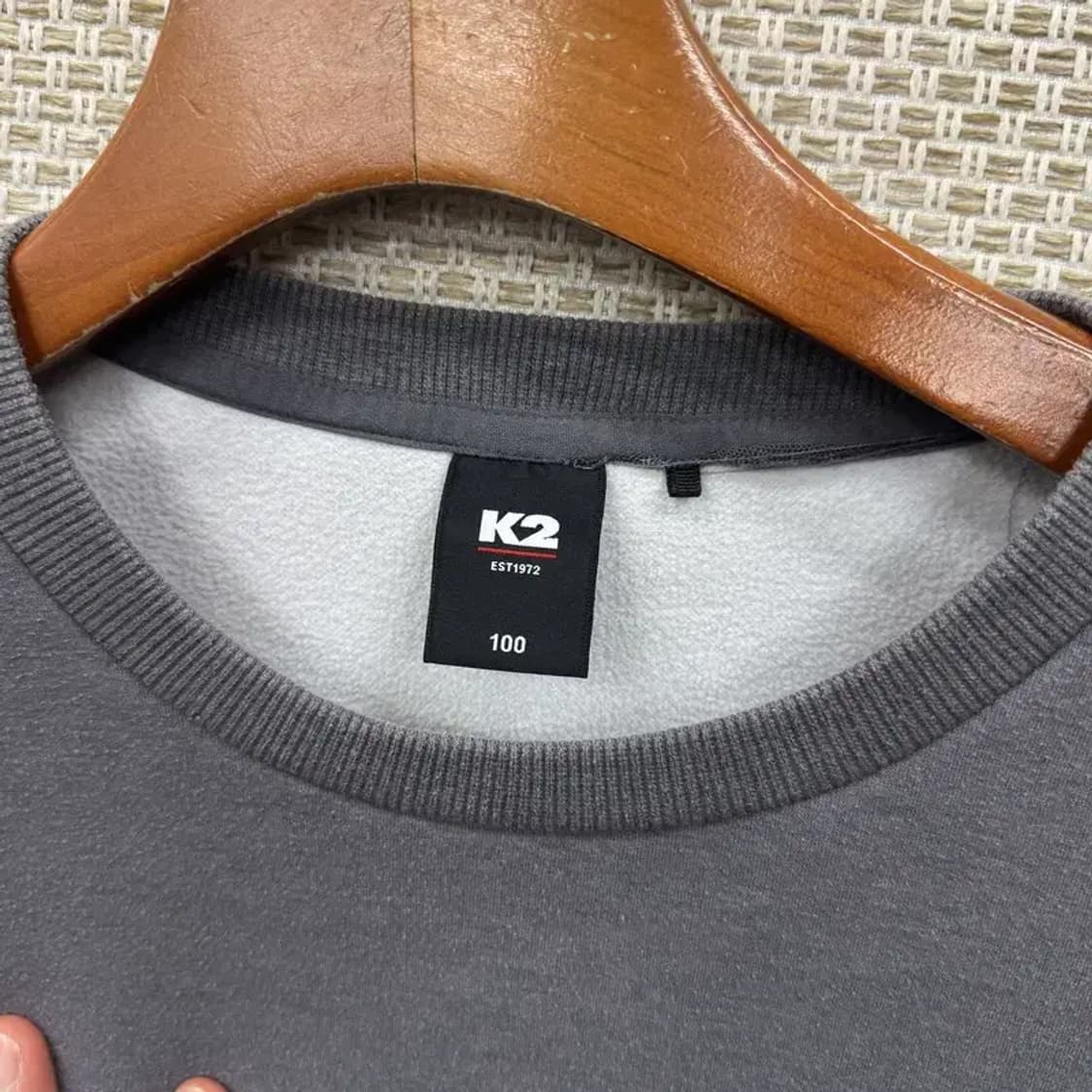 K2 아웃도어 약기모 스웻셔츠 맨투맨 100 M10026 상품이미지3