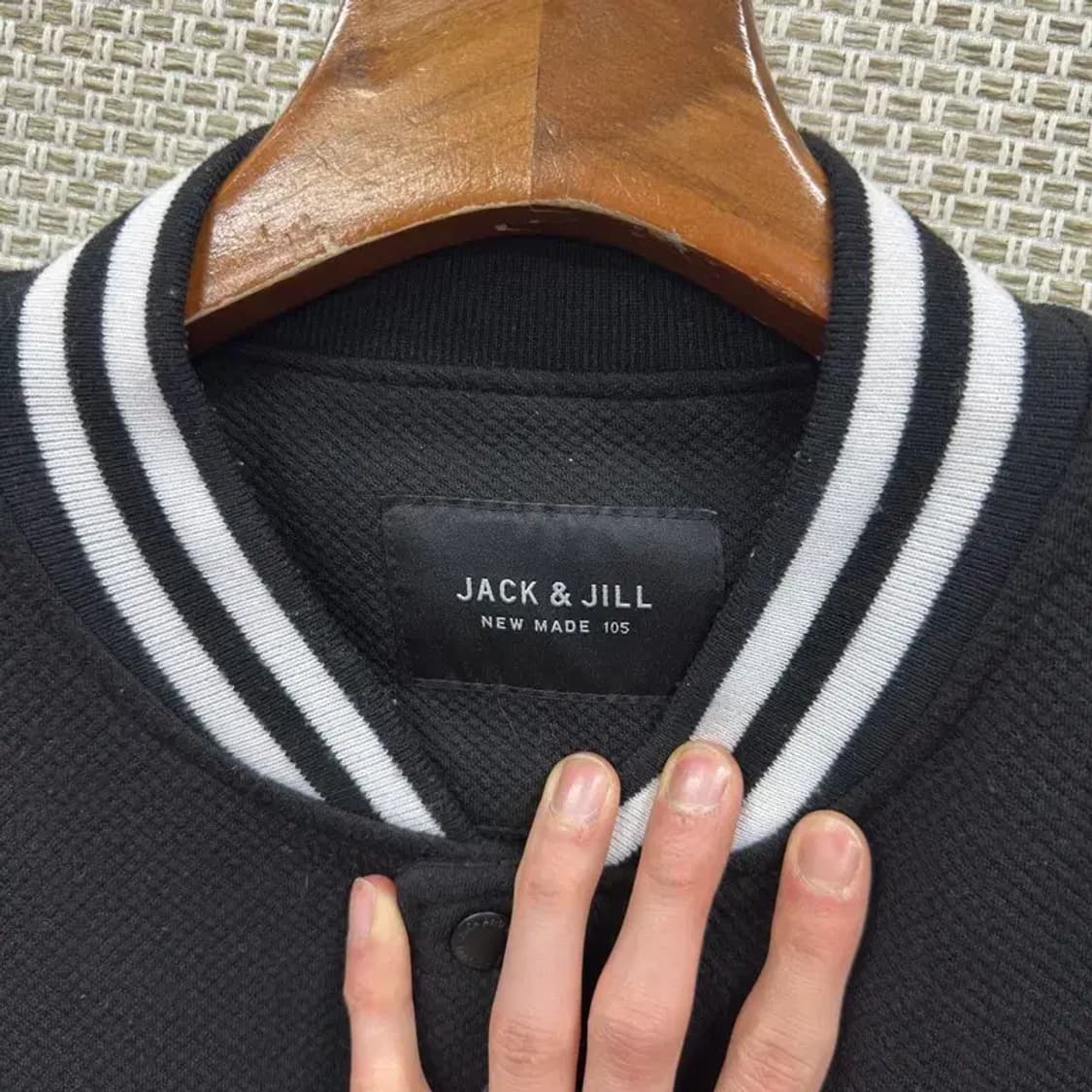 잭앤질 캐주얼 바시티자켓 야구잠바 105 M10036 상품이미지3