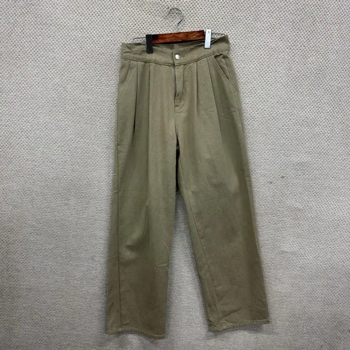 빈티지 핀턱 코튼팬츠 면바지 M M10046 상품이미지1