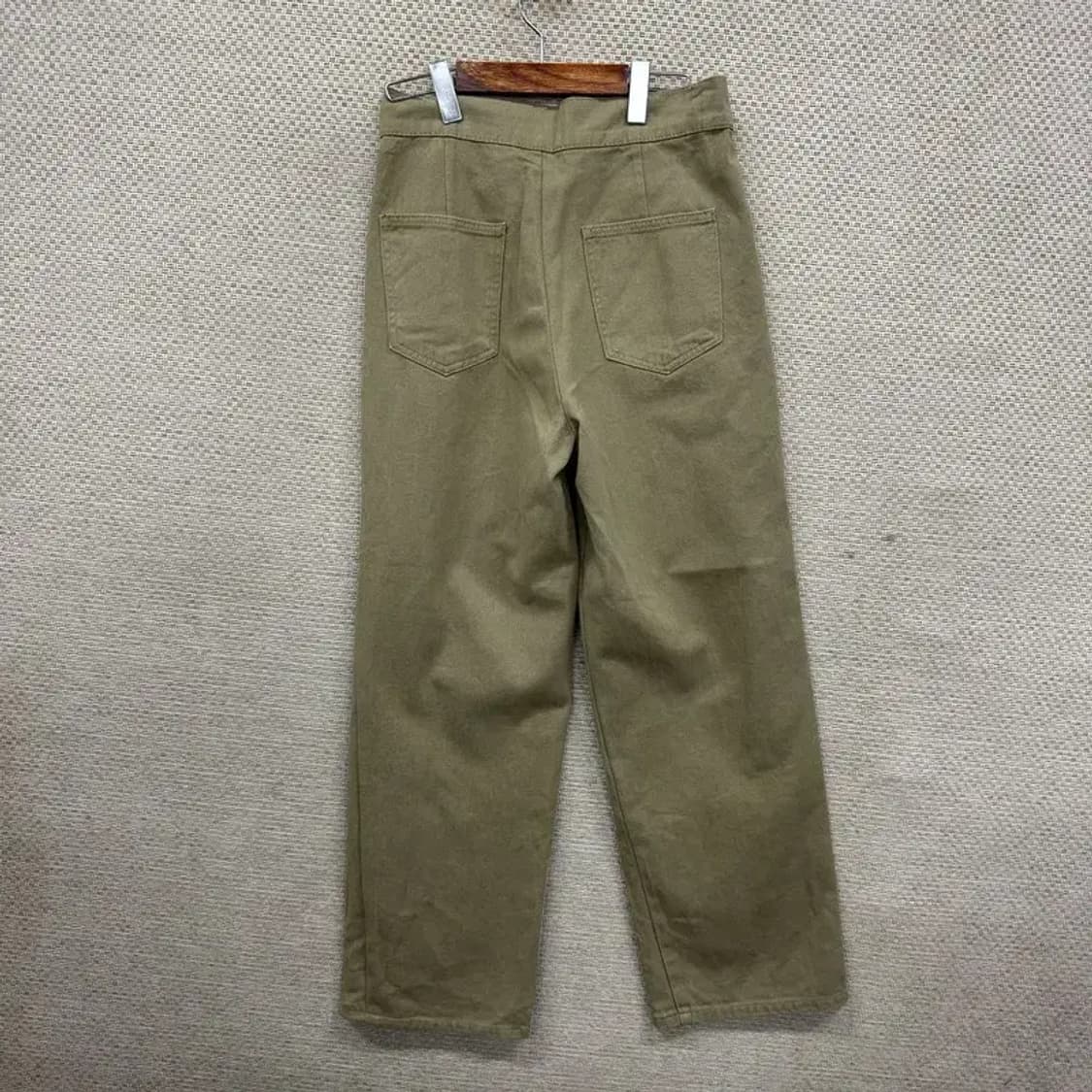 빈티지 핀턱 코튼팬츠 면바지 M M10046 상품이미지2