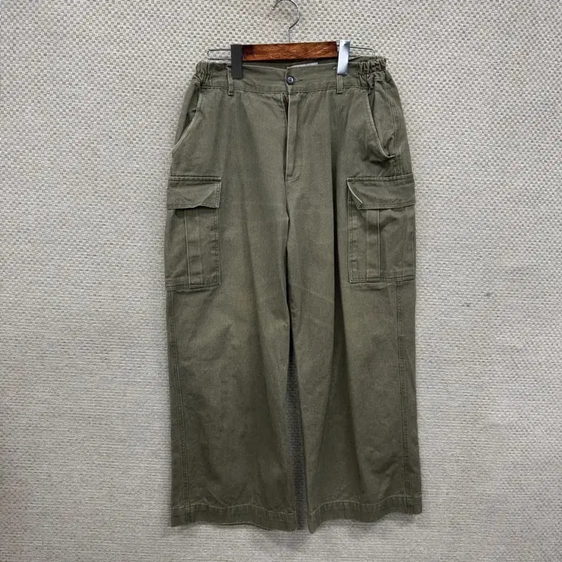 빈티지 Y2K 와이드핏 카고팬츠 면바지 26인치 M10047 상품이미지1