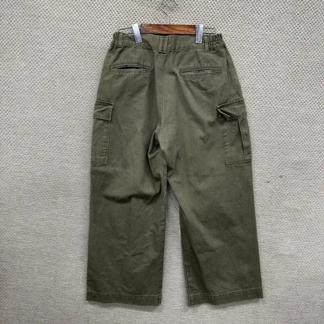 빈티지 Y2K 와이드핏 카고팬츠 면바지 26인치 M10047 상품이미지2