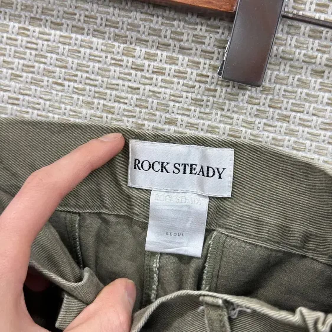 빈티지 Y2K 와이드핏 카고팬츠 면바지 26인치 M10047 상품이미지3