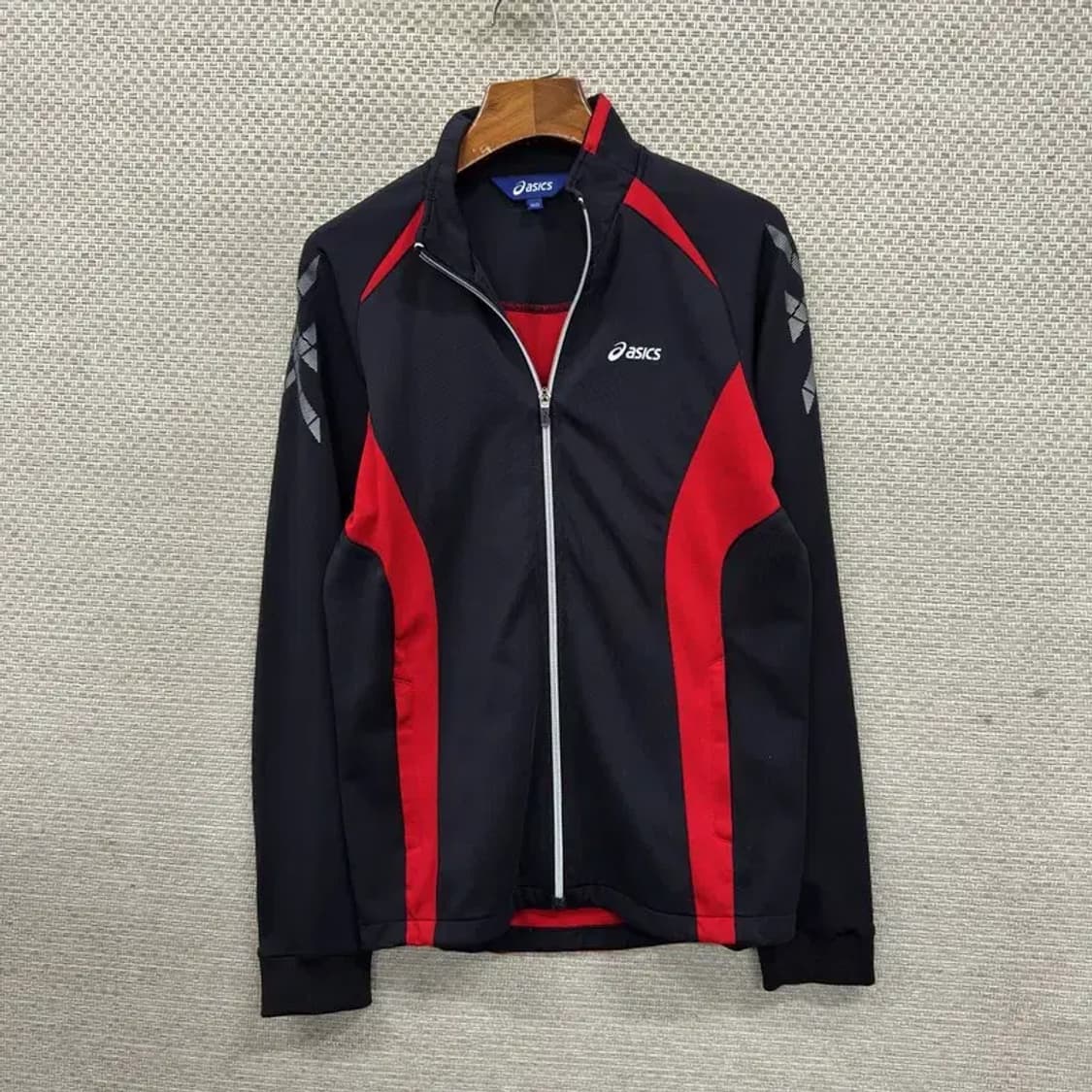 아식스 프린팅로고 캐주얼 져지 집업 160 M10146 상품이미지1