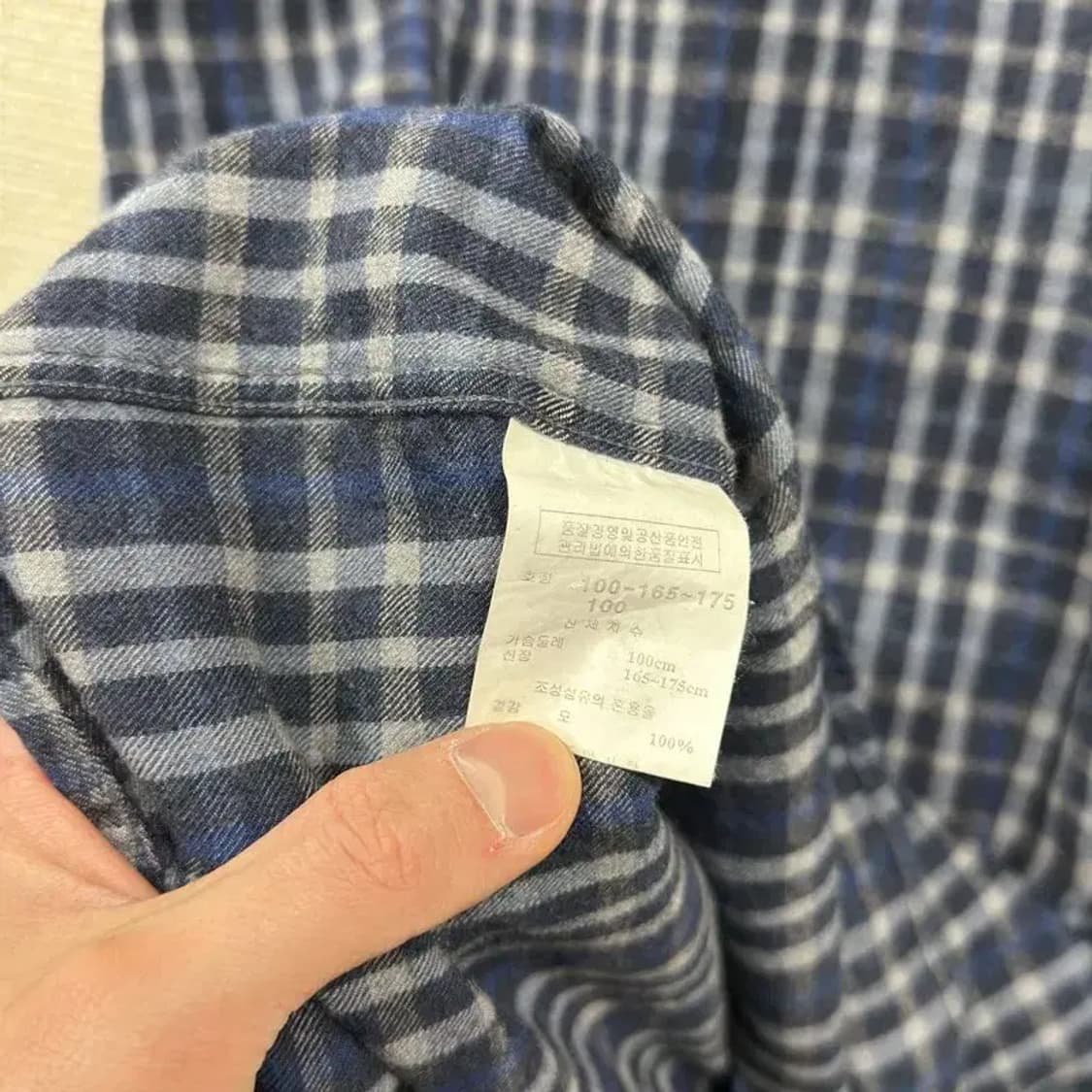 킨록 앤더슨 캐주얼 울 체크 셔츠 100 M10161 상품이미지4