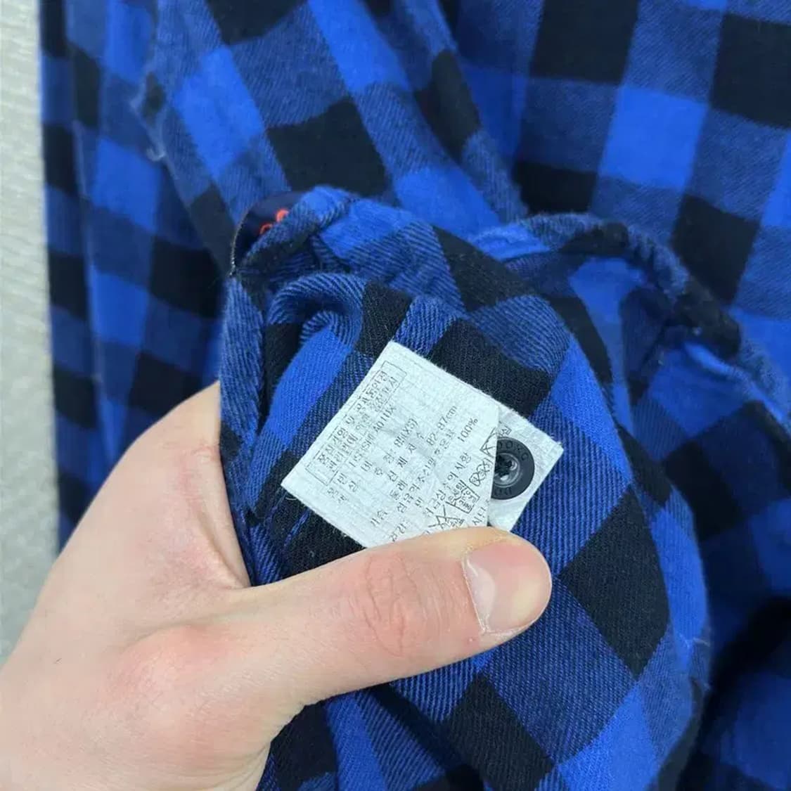 DOHC 캐주얼 체크 포켓 셔츠 XS M10162 상품이미지4