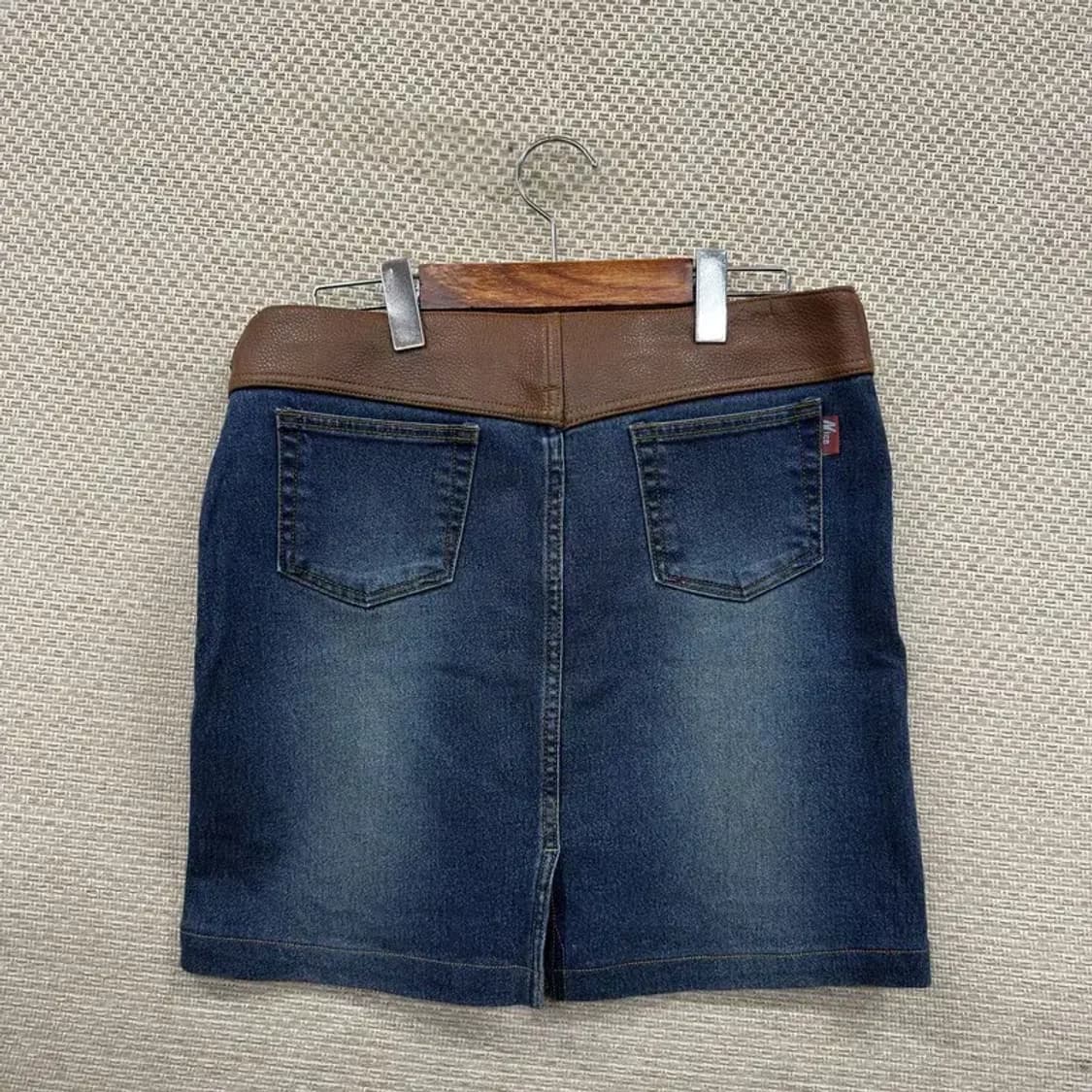 빈티지 워싱 데님 치마 미니스커트 L M10168 상품이미지2