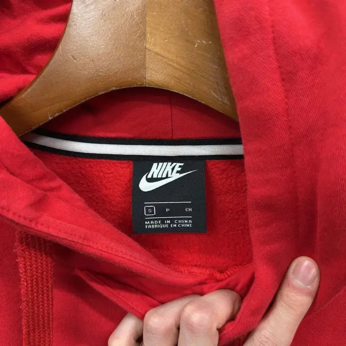 나이키 프린팅로고 약기모 오버핏 후드티 S M10151 상품이미지3