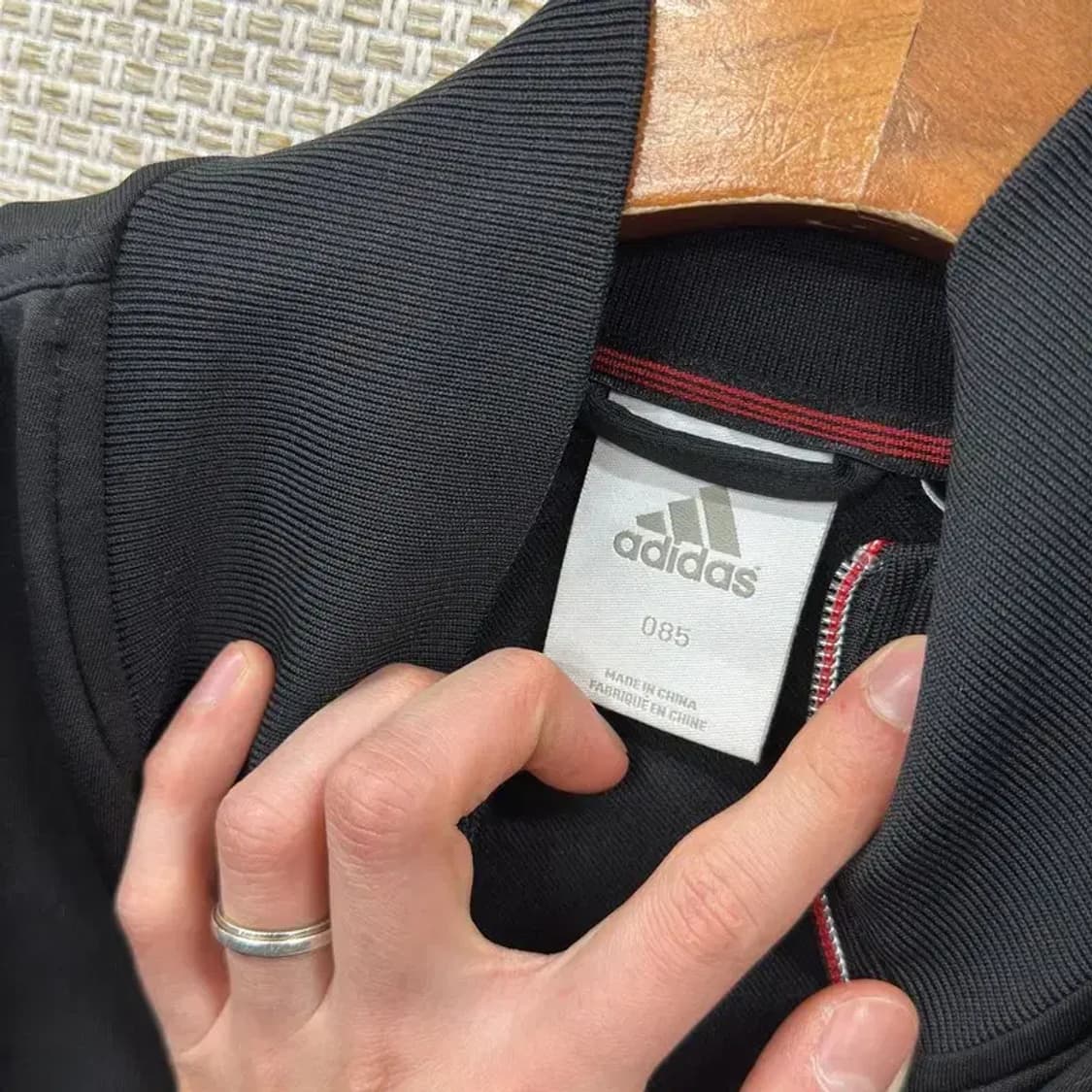 아디다스 프린팅로고 삼선 져지 집업 90 M10147 상품이미지3