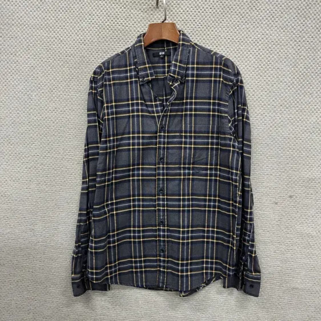 유니클로 캐주얼 체크 셔츠 XL M10163 상품이미지1