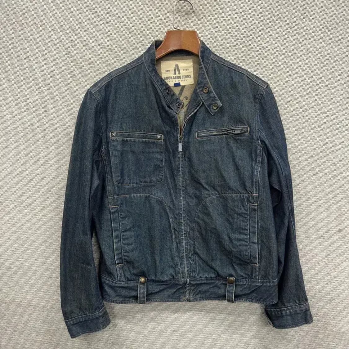 버커루 캐주얼 올드스쿨 데님 청자켓 L M10390 상품이미지1