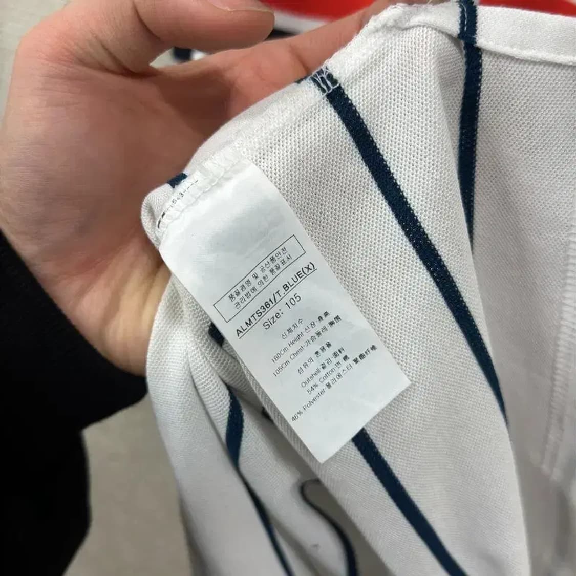 루이까스텔 골프 사이드로고 긴팔카라티 105 M10405 상품이미지4