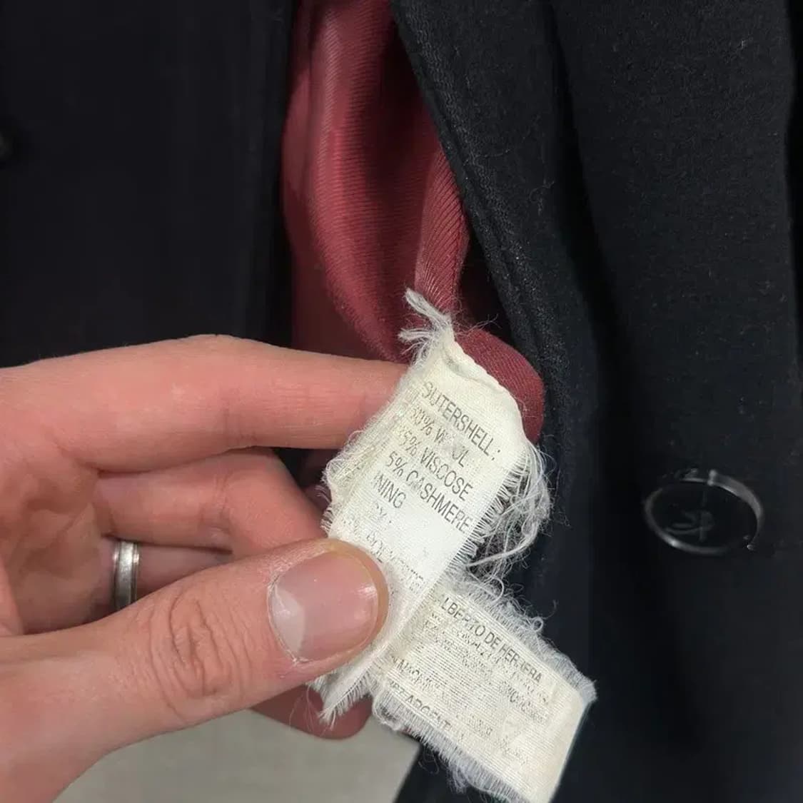 자라 ZARA 캐주얼 더블버튼 울 피코트 M M10387 상품이미지4