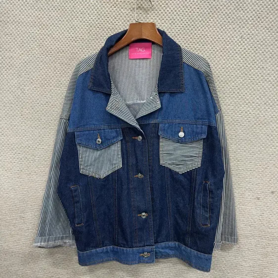 빈티지 캐주얼 멀티데님 데님 청자켓 85 M10391 상품이미지1