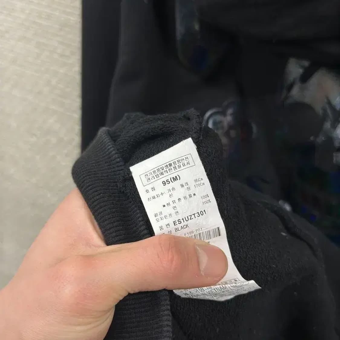 에비수 캐주얼 백프린팅 후드집업 95 M10400 상품이미지4