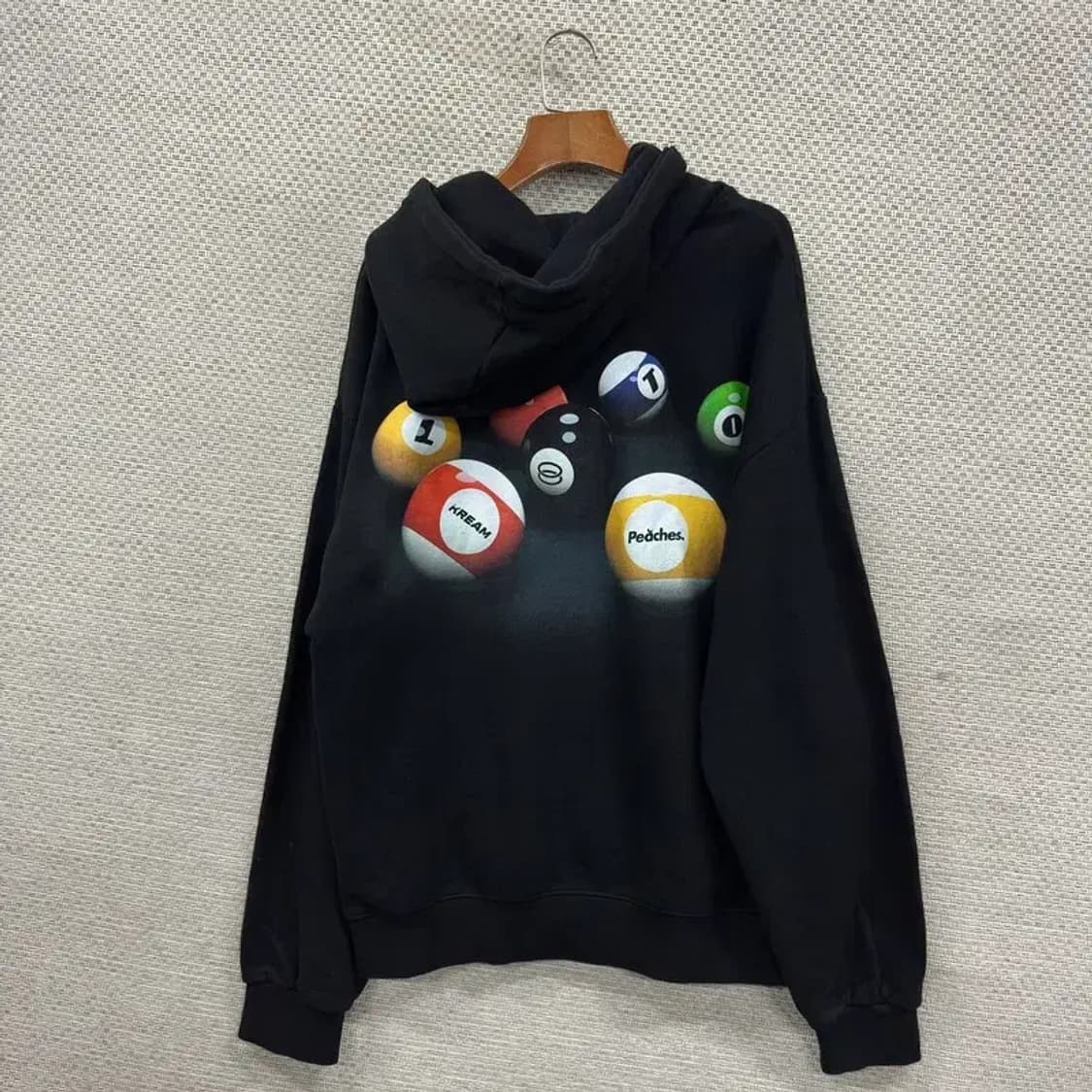 피치스 X 크림 포켓볼 후드티 M M10266 상품이미지2