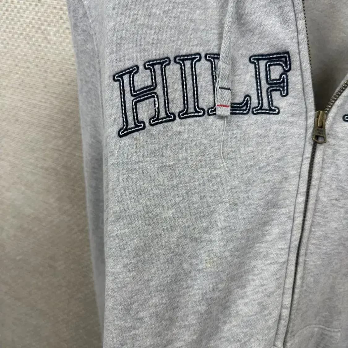 타미힐피거 캐주얼 빅로고 약기모 후드집업 XL M10268 상품이미지5