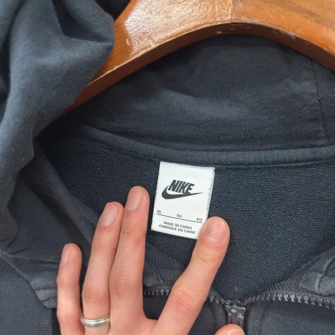 나이키 캐주얼 사이드로고 후드집업 XL M10270 상품이미지3