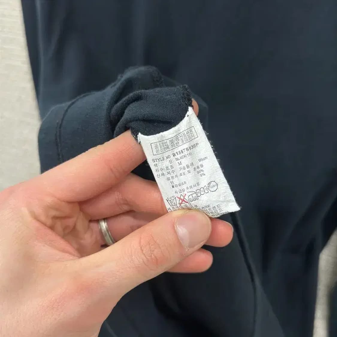 버커루 캐주얼 빅로고 롱슬리브 긴팔티 M M10278 상품이미지4