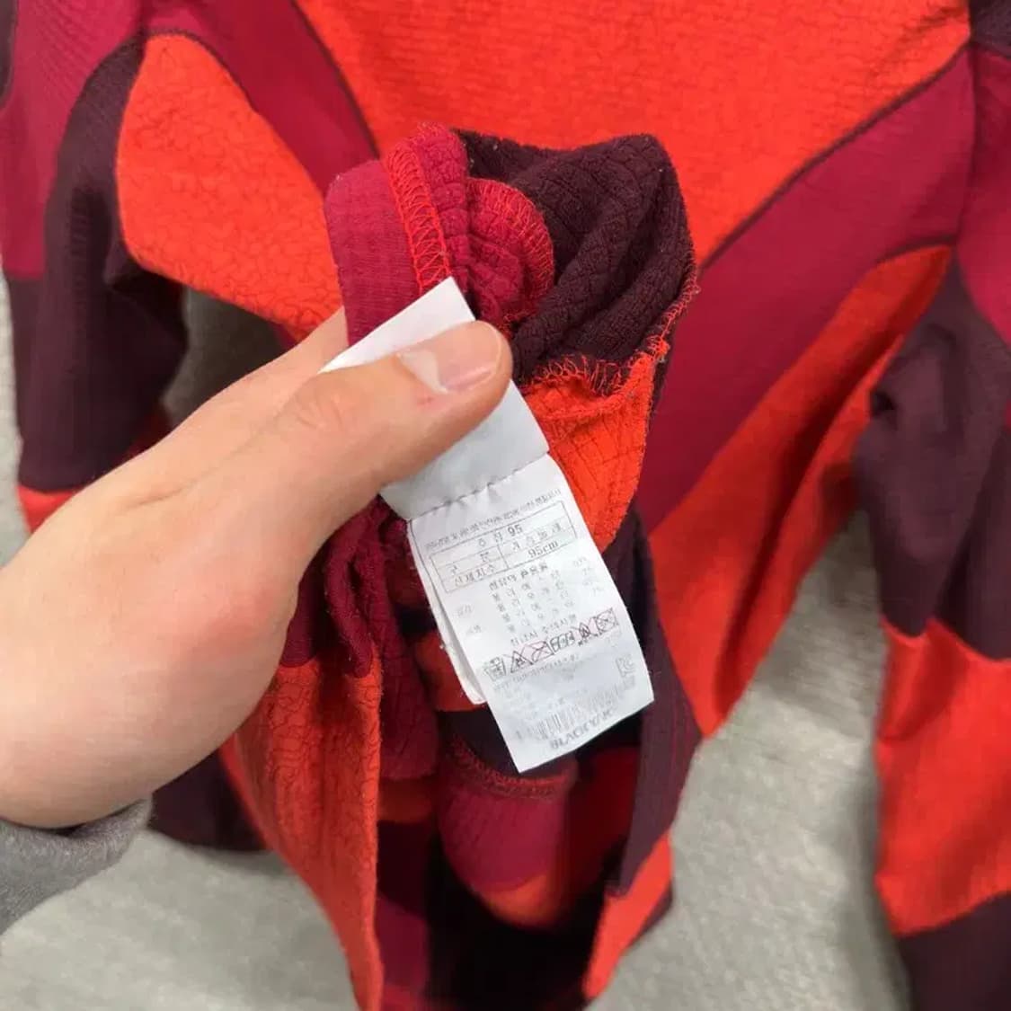 블랙야크 아웃도어 반집업 긴팔티 95 M10273 상품이미지4