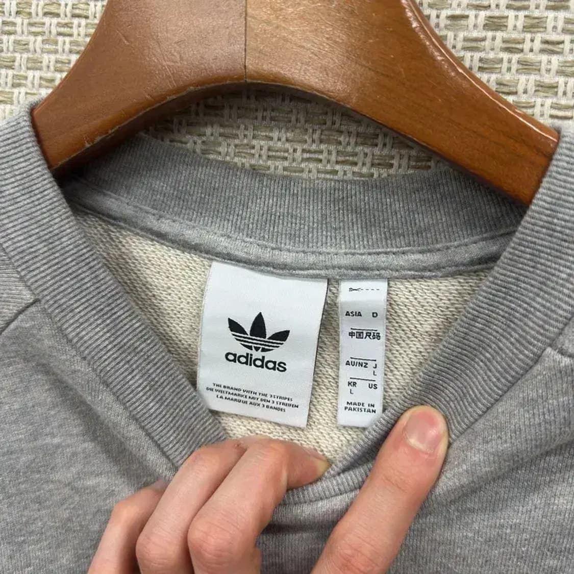 아디다스 캐주얼 빅트레포일 스웻셔츠 맨투맨 L M10279 상품이미지3
