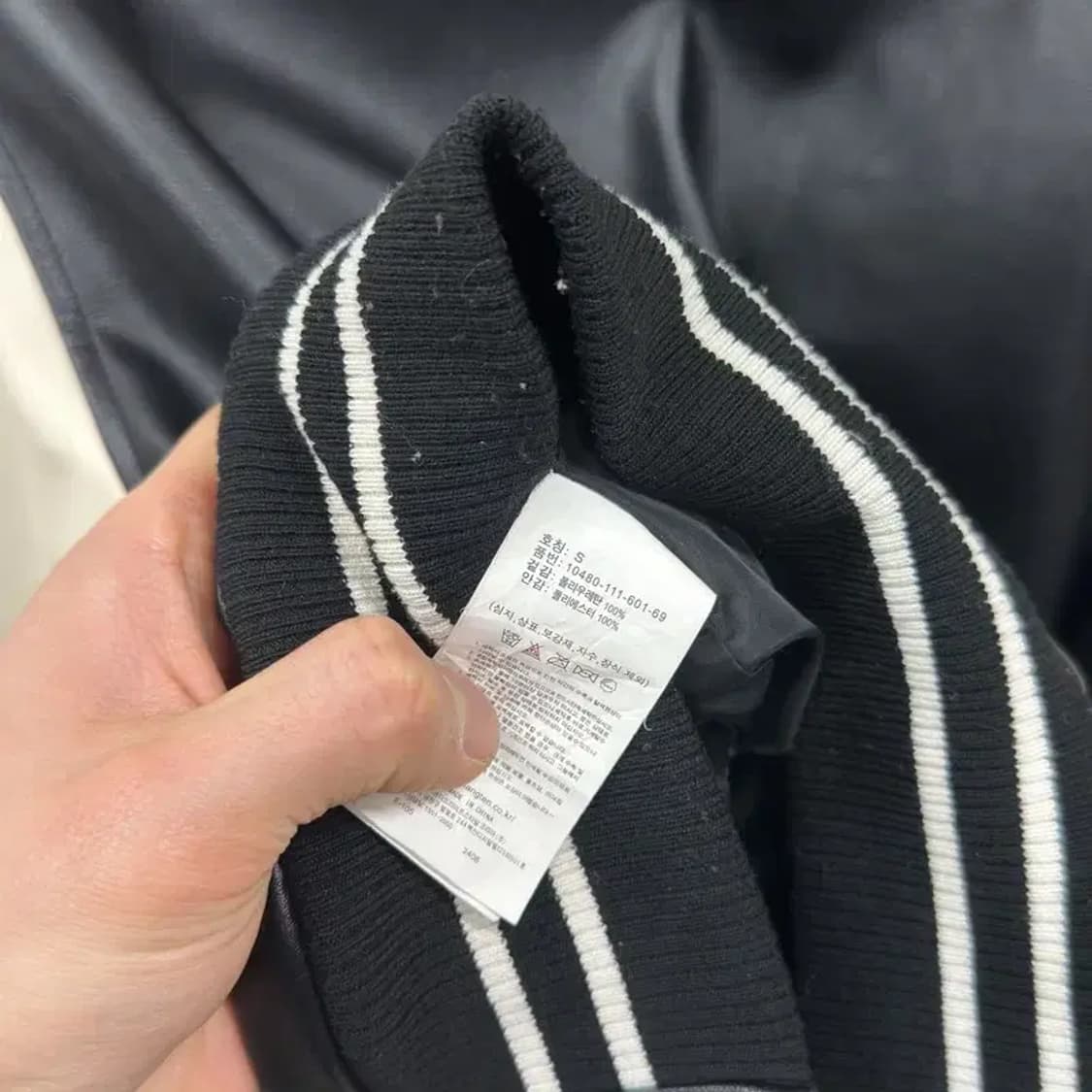 행텐 캐주얼 숏 바시티자켓 야구잠바 S M10507 상품이미지4