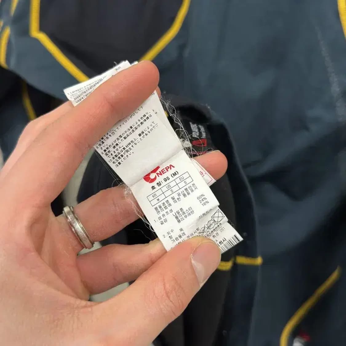 네파 아웃도어 사이드로고 반집업 긴팔티 95 M10509 상품이미지4