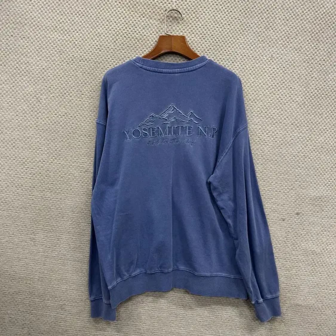 후아유 캐주얼 피그먼트 스웻셔츠 맨투맨 M M10518 상품이미지2