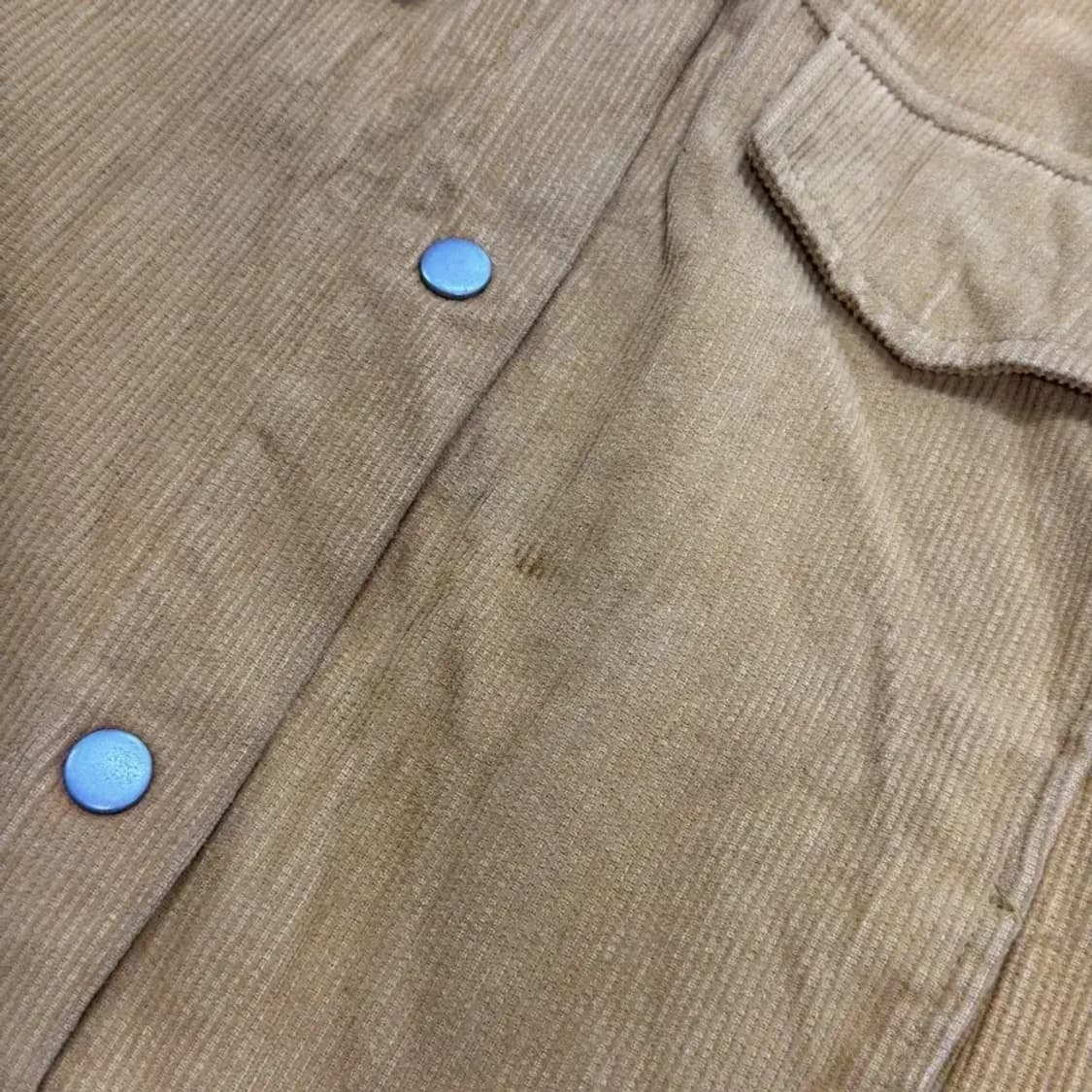 빈티지 캐주얼 코듀로이 골덴 트러커 자켓 L M10520 상품이미지5