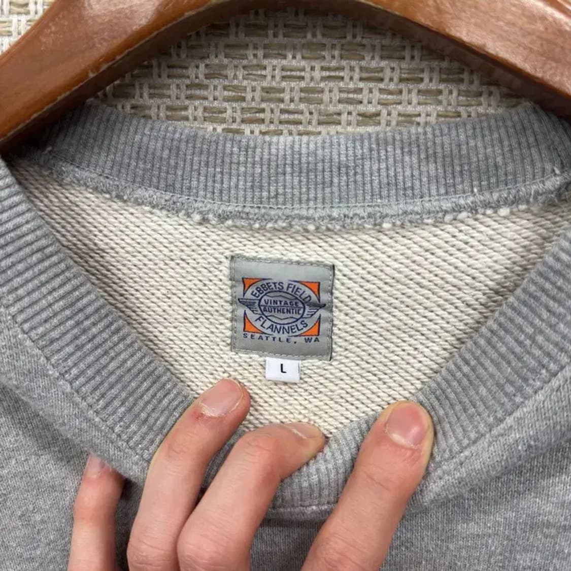 이벳필드 캐주얼 빅로고 스웻셔츠 맨투맨 L M10525 상품이미지3