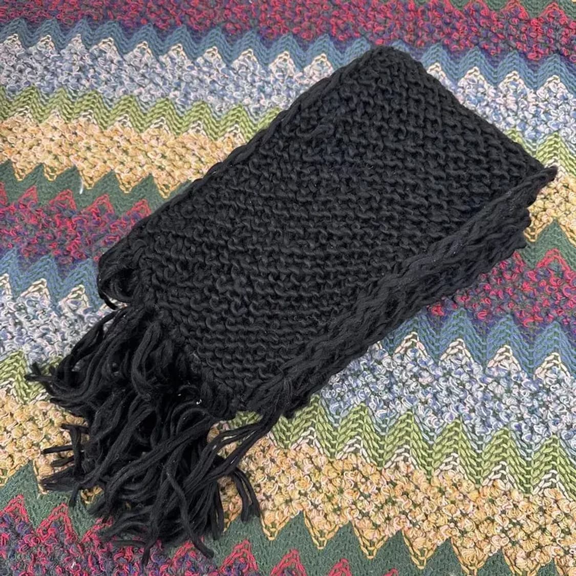 빈티지 캐주얼 케이블 머플러 목도리 M10532 상품이미지1