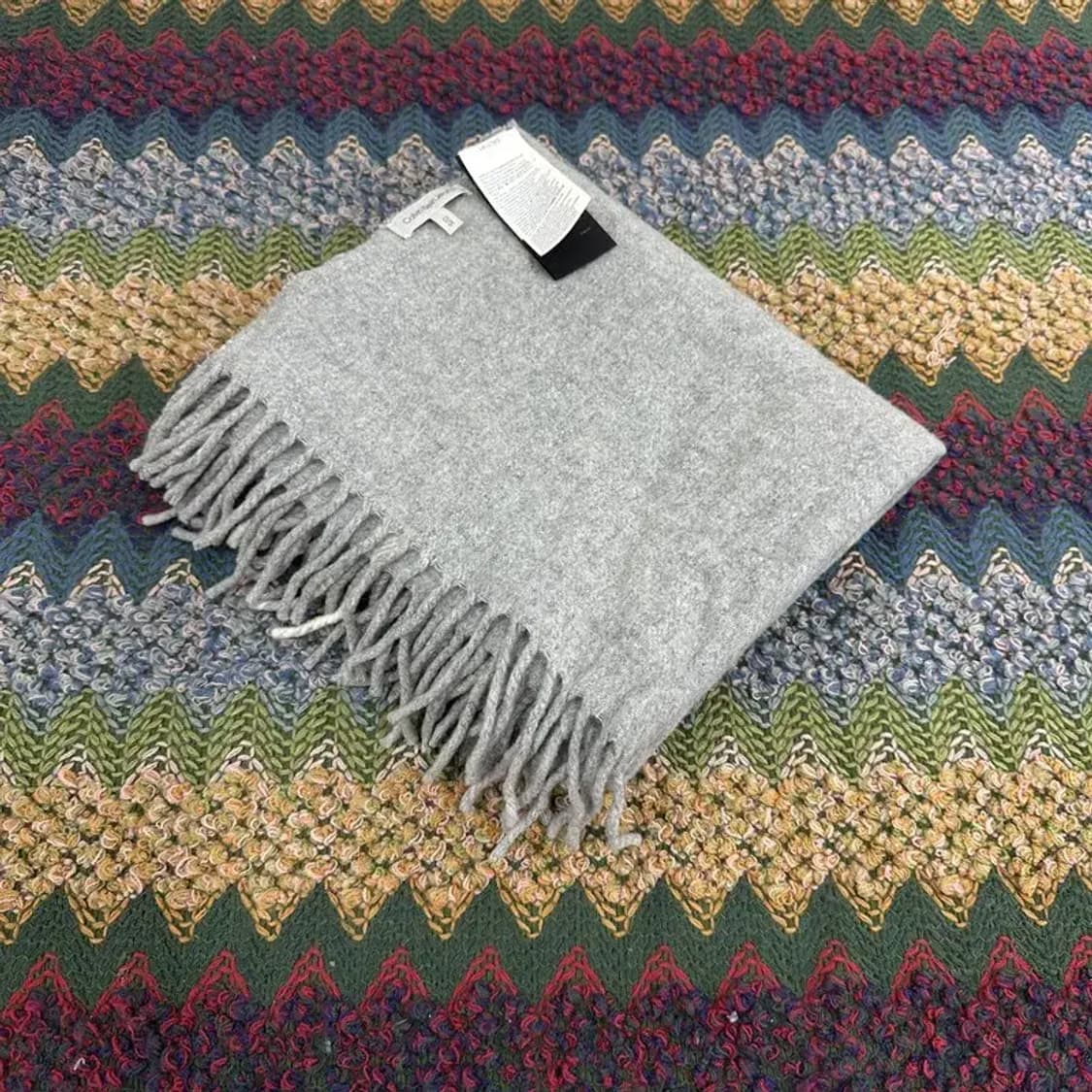 캘빈클라인 캐주얼 울 캐시미어 머플러 목도리 M10534 상품이미지1