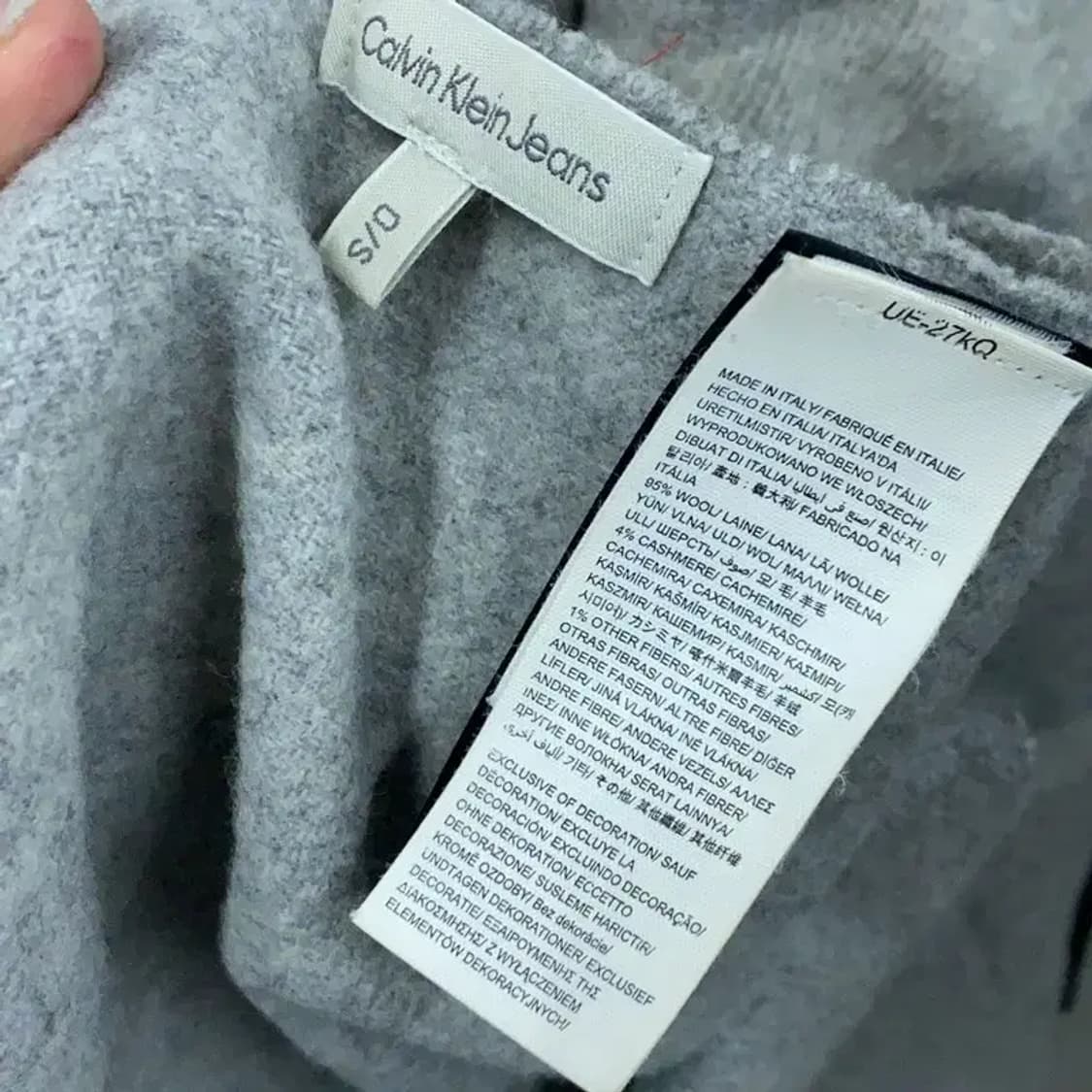 캘빈클라인 캐주얼 울 캐시미어 머플러 목도리 M10534 상품이미지3