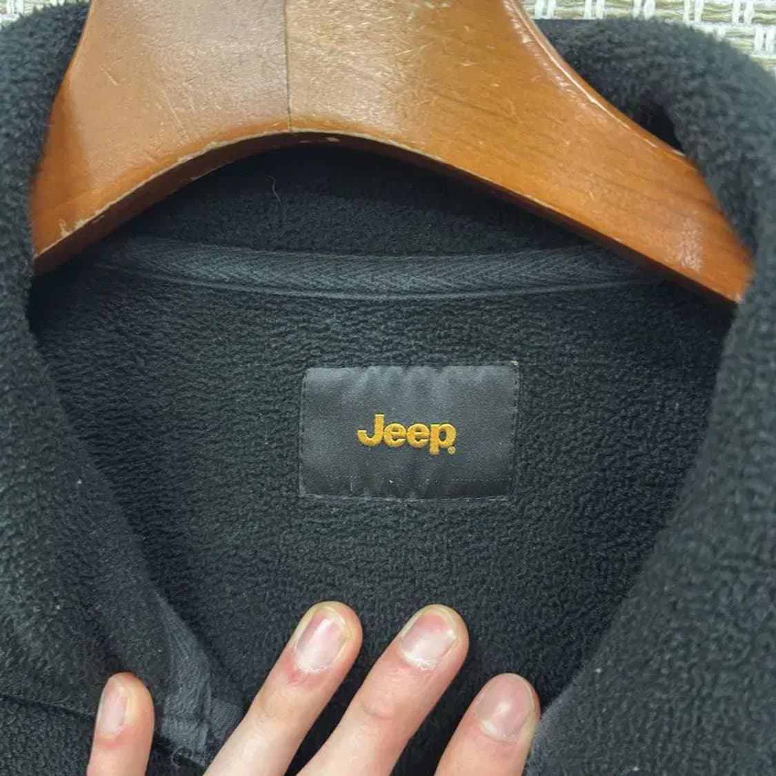 지프 JEEP 캐주얼 사이드로고 플리스 후리스 XL M10521 상품이미지3