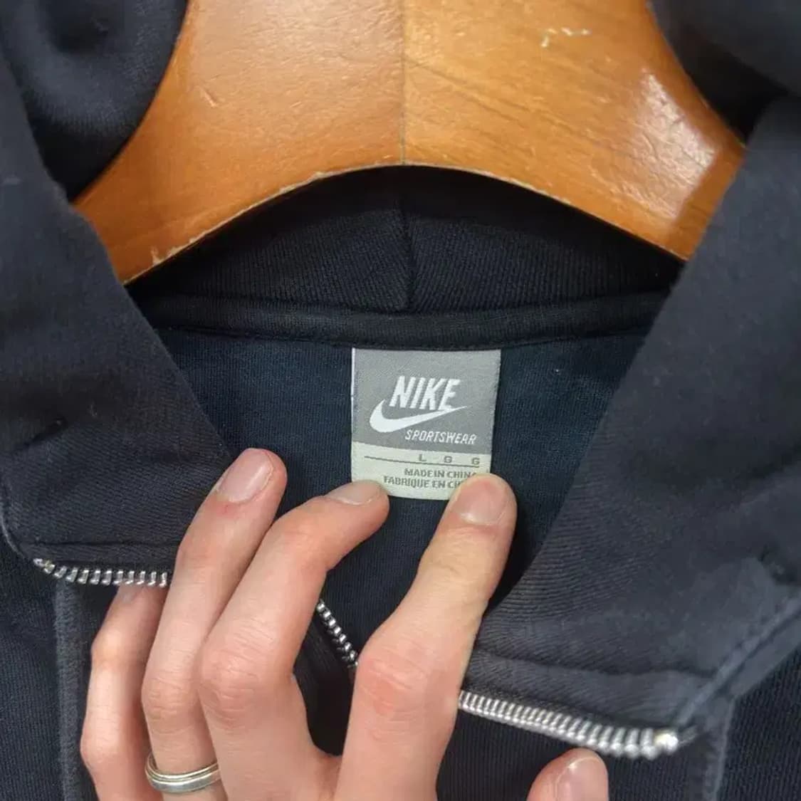 나이키 캐주얼 사이드로고 후드집업 90 M10286 상품이미지3